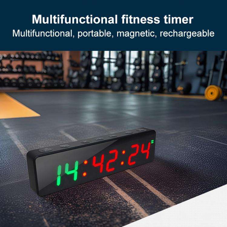 KYX--0010 Portable Magnetic Digital Display Timer Sports Group Countdown Timer(Black)
