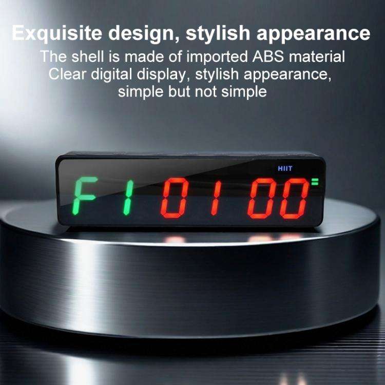 KYX--0010 Portable Magnetic Digital Display Timer Sports Group Countdown Timer(Black)