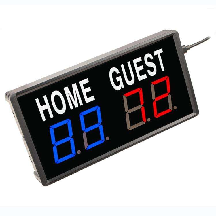 KYX--0014 LED Portable Electronic Scoreboard Remote Control Sports Game Score Record, Plug:EU Plu...