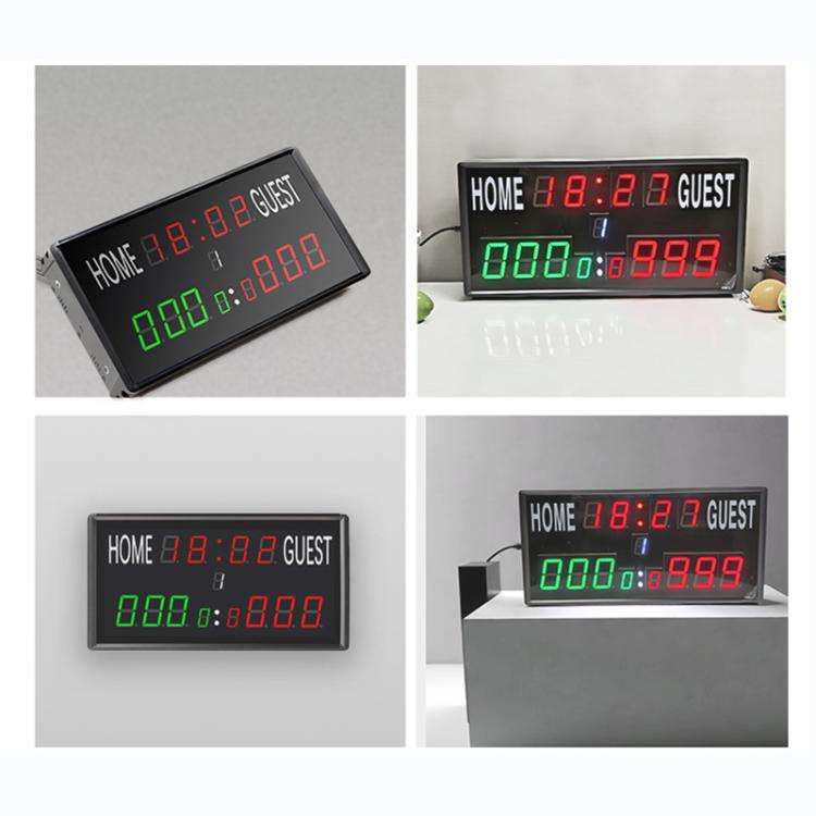 KYX--0030 13-digit LED Electronic Scoreboard Remote Control Multi-function Competition Timer, Plu...