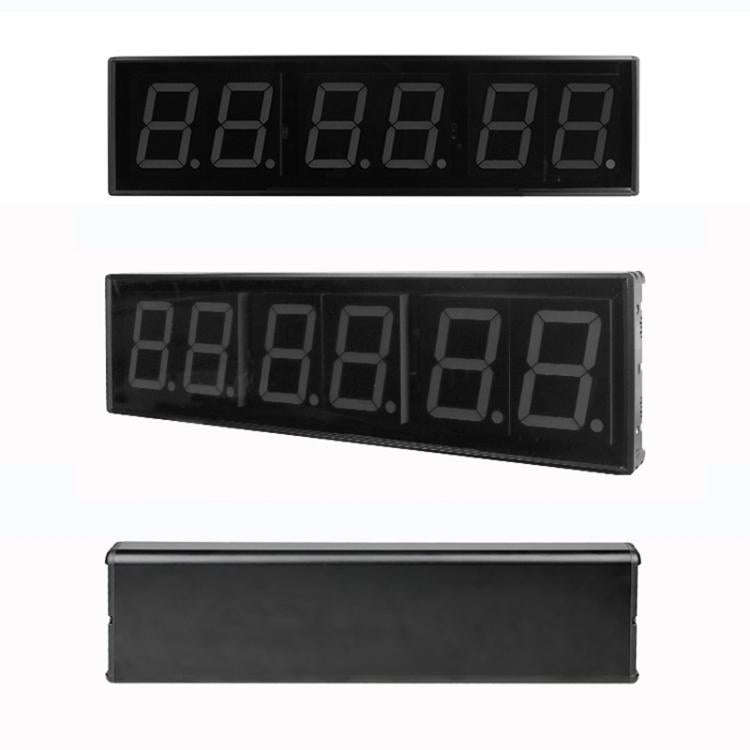 KYX--0040 4 inch 6-digit LED Sports Fitness Multi-function Timer, Plug:US Plug(Black)