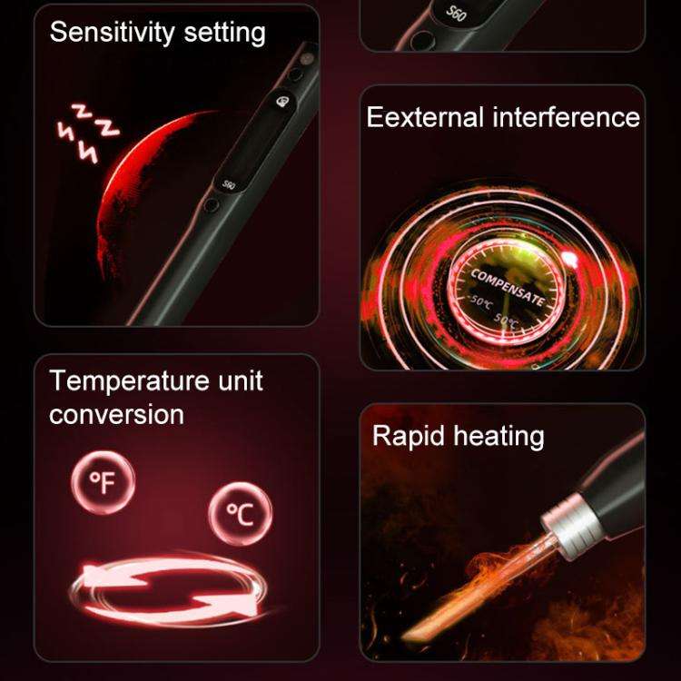 S20 20W 9V Handheld Precision Soldering Iron with 3 Soldering Tips(EU Plug)