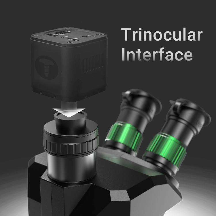 2uul MC7060-A1 7-60X Synchronous Zoom Trinocular Microscope