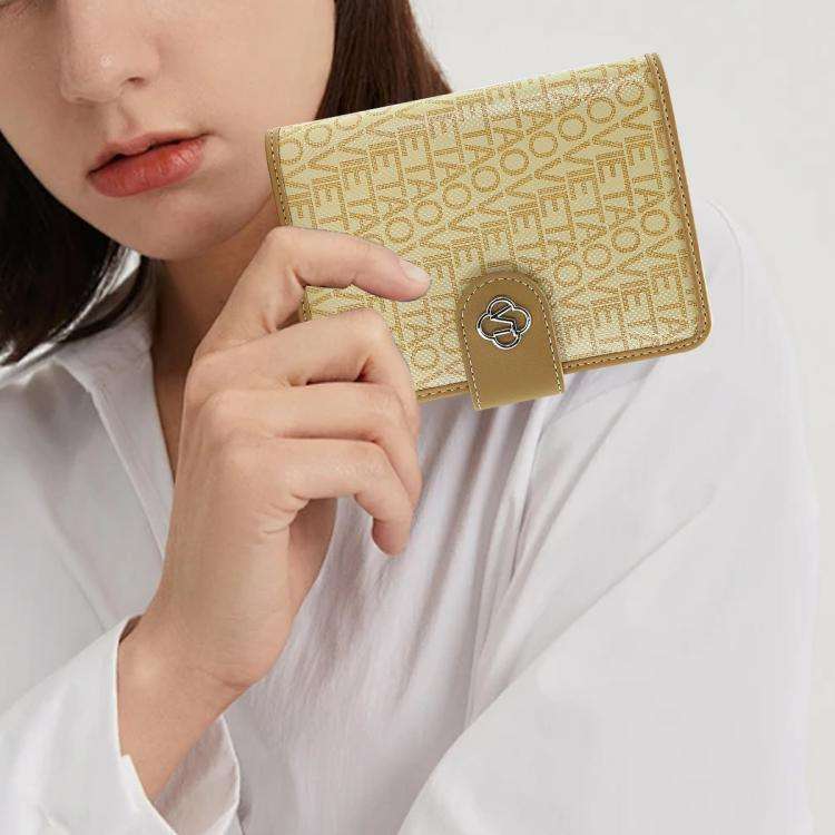VIETAO VT-ZP-240 Multifunctional Leather Passport Card Holder(Milk Tea)