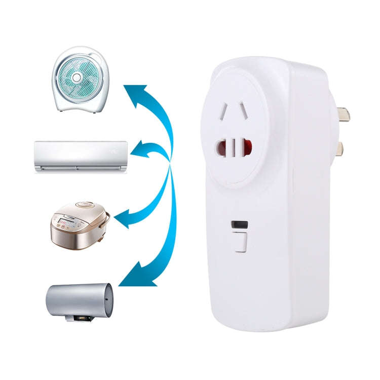 AK-DL220 220V Smart Wireless Remote Control Socket with Remote Control, Plug Type:AU Plug