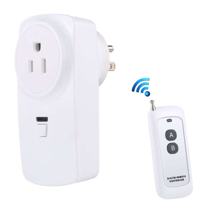 AK-DL220 220V Smart Wireless Remote Control Socket with Remote Control, Plug Type:US Plug