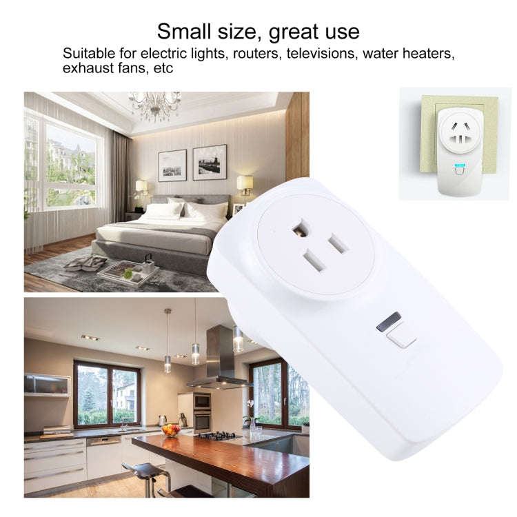 AK-DL220 220V Smart Wireless Remote Control Socket with Remote Control, Plug Type:US Plug
