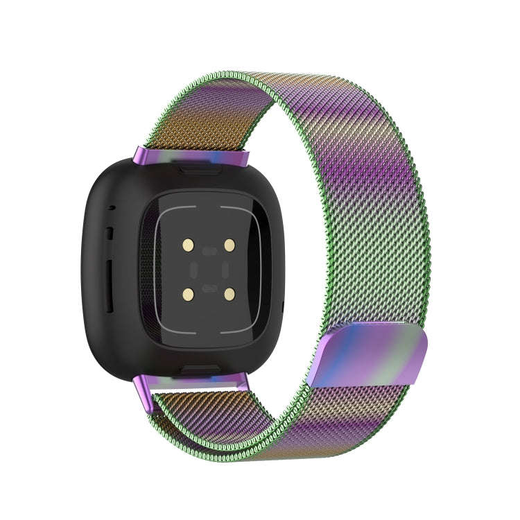 For Fitbit Versa 3 / Fitbit Magnetic Milano Watch Band, Size:Small Code(Colorful)