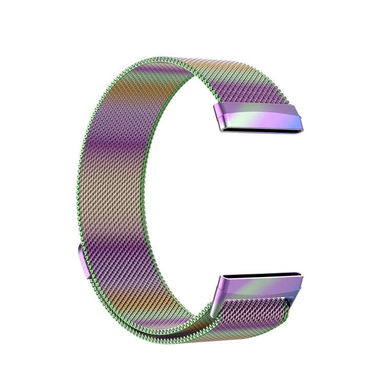 For Fitbit Versa 3 / Fitbit Magnetic Milano Watch Band, Size:Small Code(Colorful)