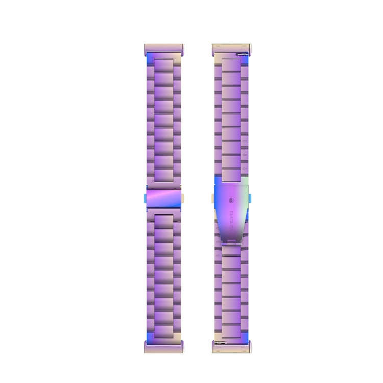 For Fitbit Versa 3 / Fitbit Sense 3-Beads Stainless Steel Watch Band with Disassembly Tools(Color...