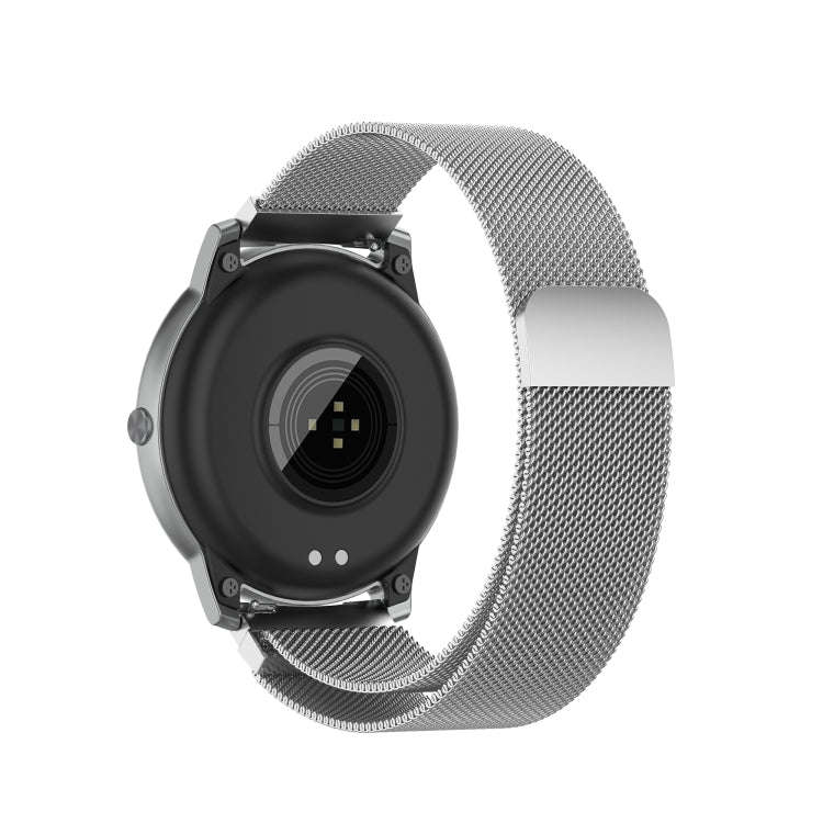 For Xiaomi Haylou Solar LS05 Milanese Casual Magnetic Watch Band, Size: Free Size(Silver)