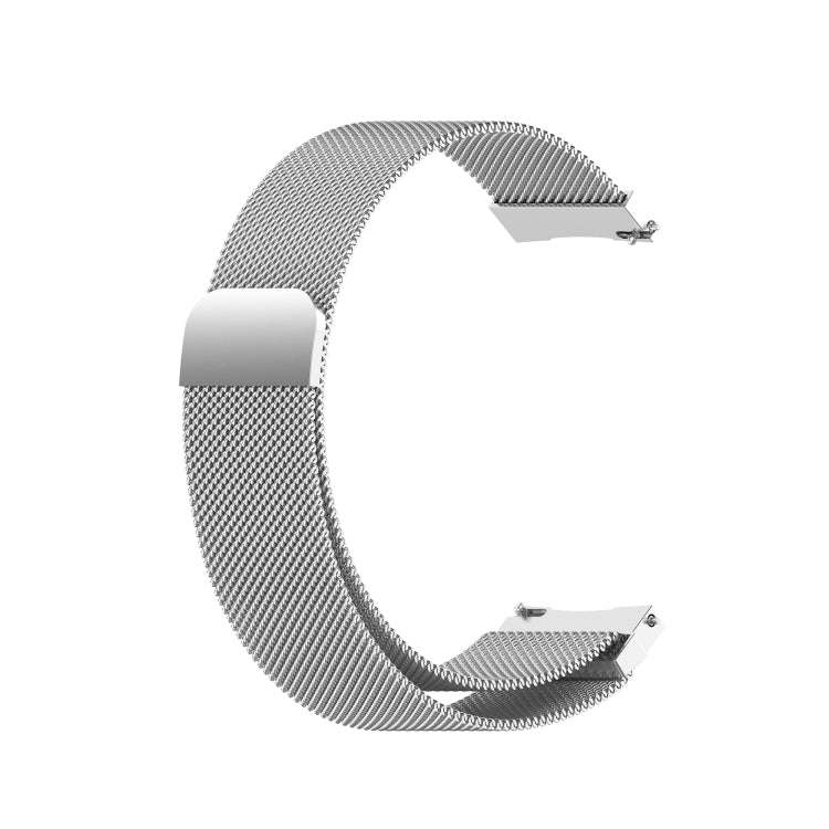 For Xiaomi Haylou Solar LS05 Milanese Casual Magnetic Watch Band, Size: Free Size(Silver)