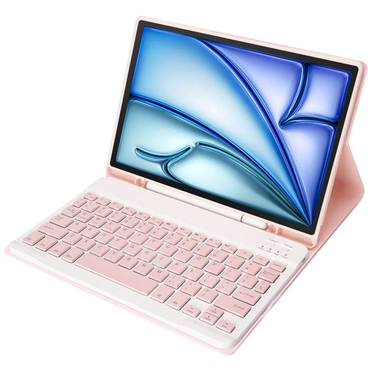For iPad Air 11 2024 / 2025 / Air 4 2020 / Air 5 2022 A098B Detachable ABS Ultra-thin Candy Color...