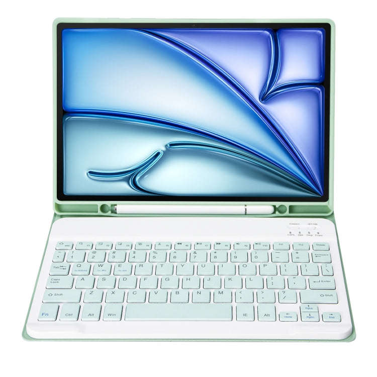For iPad Air 11 2024 / 2025 / Air 4 2020 / Air 5 2022 A098B Detachable ABS Ultra-thin Candy Color...