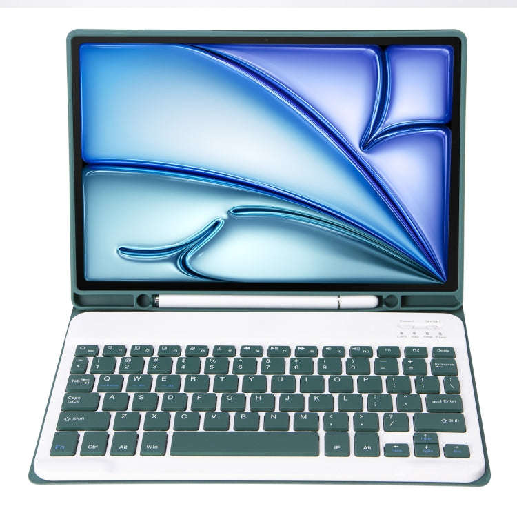 For iPad Air 11 2024 / 2025 / Air 4 2020 / Air 5 2022 A098B Detachable ABS Ultra-thin Candy Color...