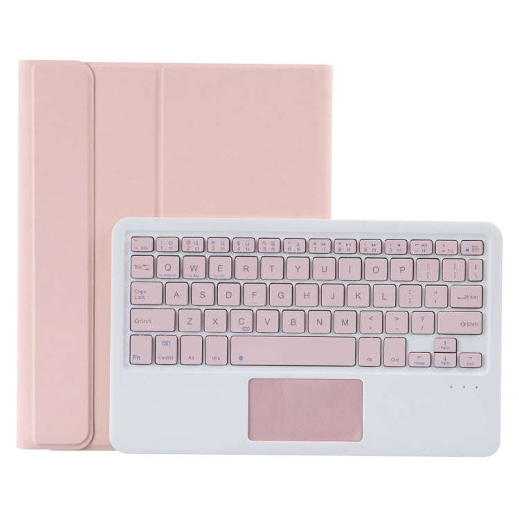 T098B-A Pressed Skin Texture TPU Detachable Candy Colors Bluetooth Keyboard Tablet Case for iPad ...