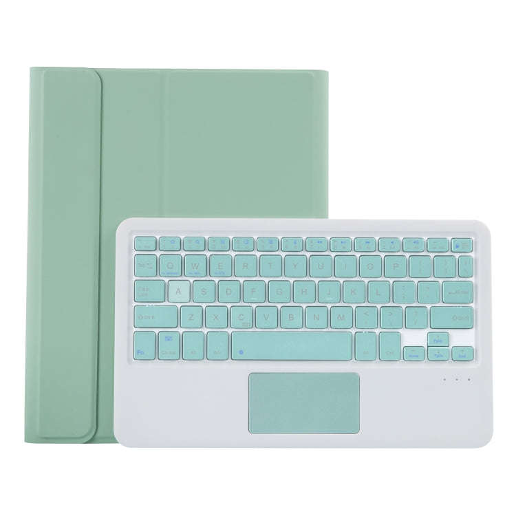 T098B-A Pressed Skin Texture TPU Detachable Candy Colors Bluetooth Keyboard Tablet Case for iPad ...