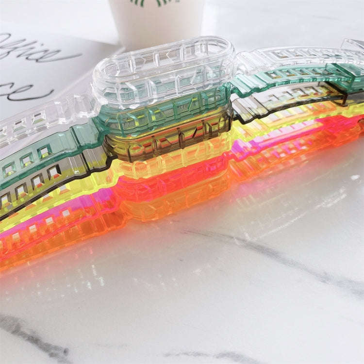 For Xiaomi Mi Band 5 / 4 Universal Silicone Transparent Watch Band(Yellow)