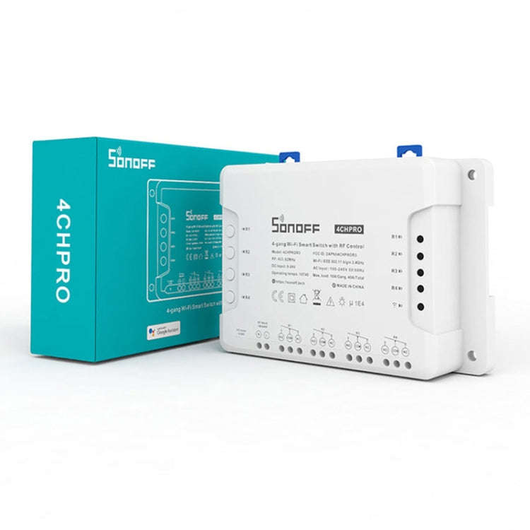 Sonoff 4CHPROR3 Mobile Phone Smart Home Switch Four-way Controller, Support Long-range Control Ti...