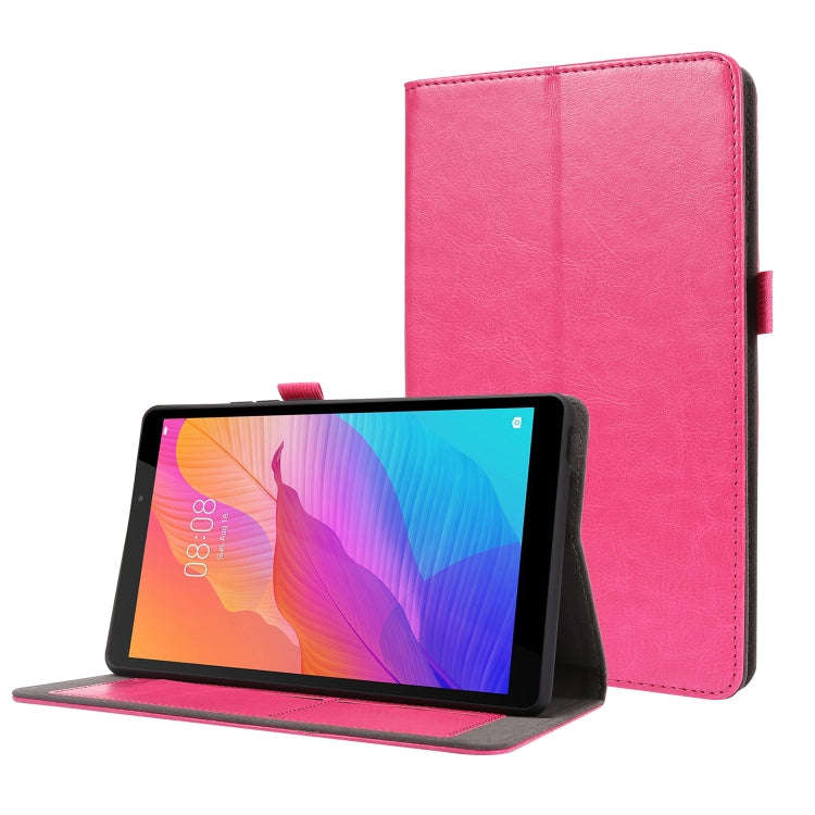 For Huawei MatePad T8 Crazy Horse Texture Horizontal Flip Leather Case with 2-folding Holder & Ca...