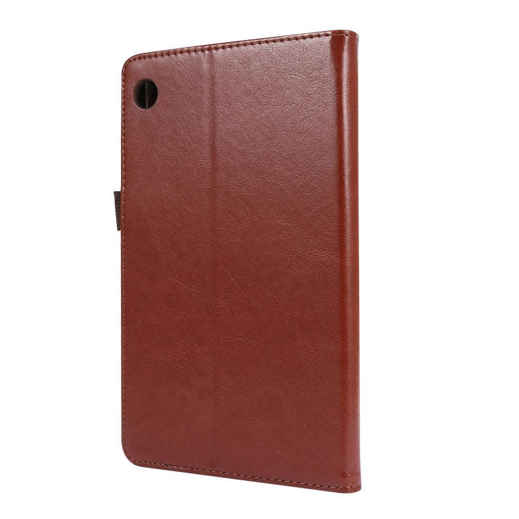 For Huawei MatePad T8 Crazy Horse Texture Horizontal Flip Leather Case with 2-folding Holder & Ca...