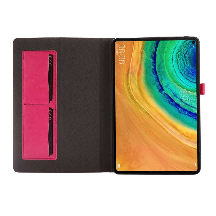 For Huawei Honor V6 / MatePad 10.4 inch Crazy Horse Texture Horizontal Flip Leather Case with 2-f...
