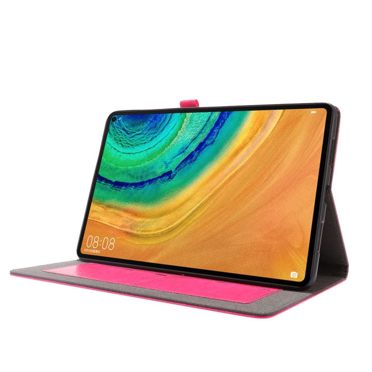 For Huawei Honor V6 / MatePad 10.4 inch Crazy Horse Texture Horizontal Flip Leather Case with 2-f...