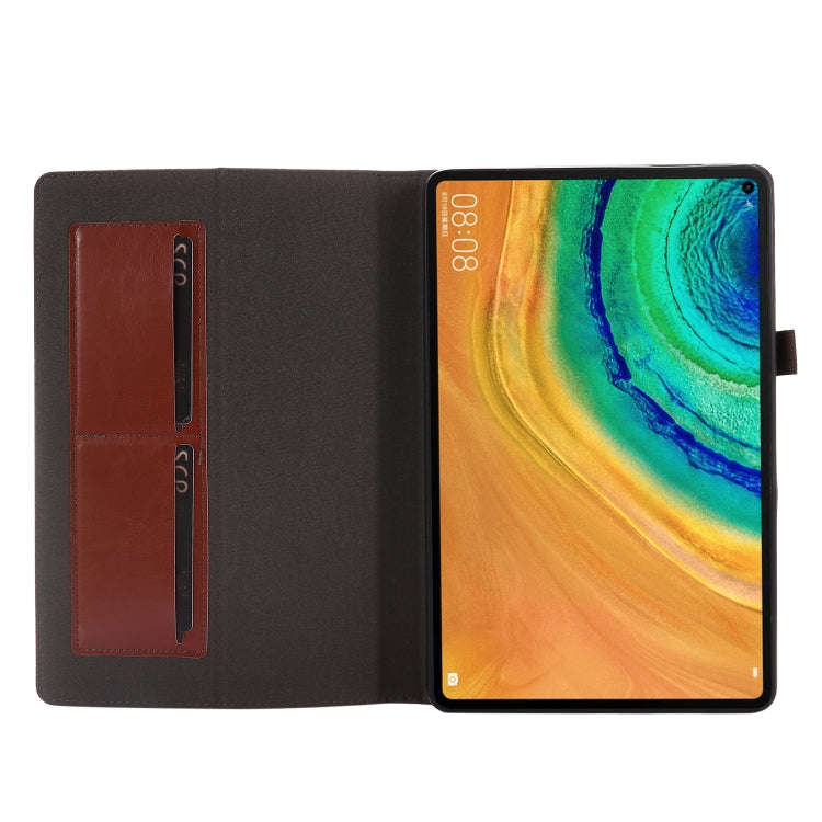 For Huawei Honor V6 / MatePad 10.4 inch Crazy Horse Texture Horizontal Flip Leather Case with 2-f...
