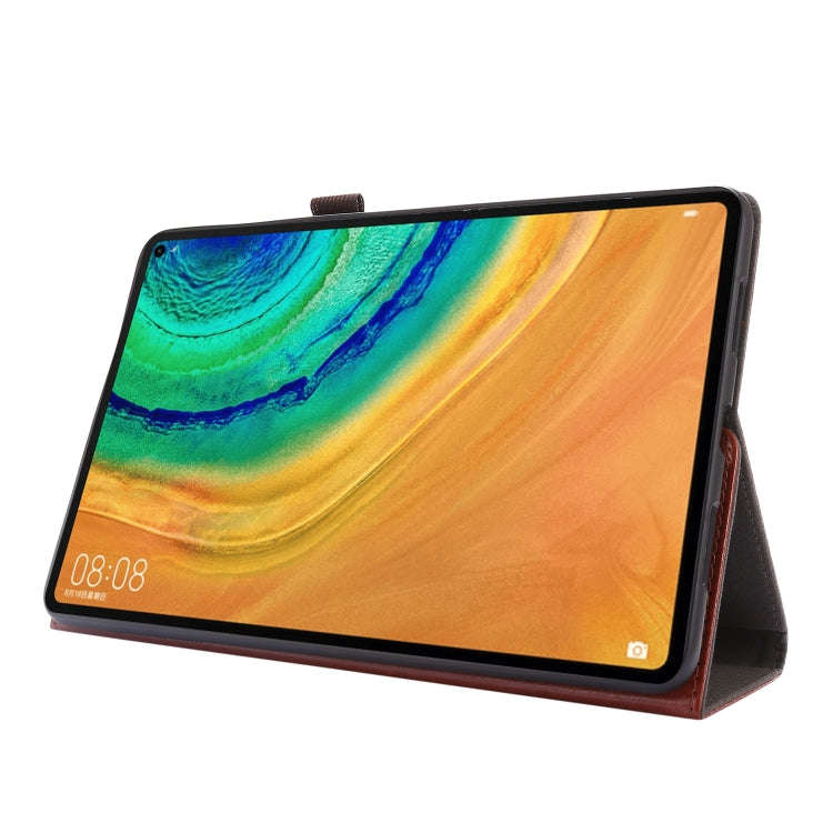 For Huawei Honor V6 / MatePad 10.4 inch Crazy Horse Texture Horizontal Flip Leather Case with 2-f...