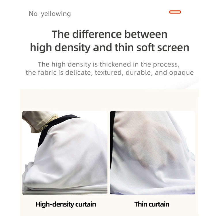 Simple Folding High Density Polyester Projector Film Curtain, Size:84 inch (4:3) Projection Area:...