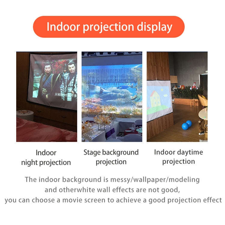 Simple Folding High Density Polyester Projector Film Curtain, Size:84 inch (4:3) Projection Area:...