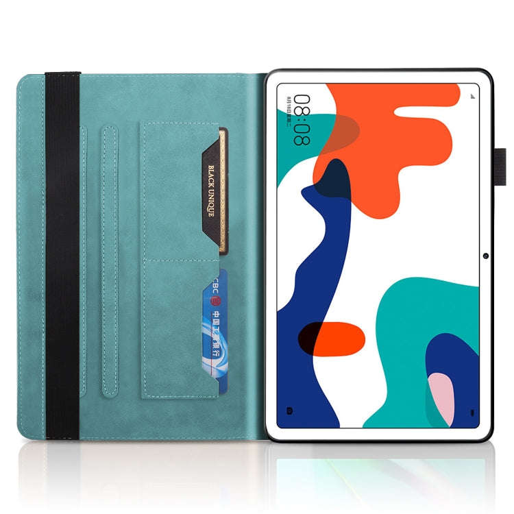 For Huawei MatePad 10.4 inch Life Tree Series Horizontal Flip Leather Case with Holder & Card Slo...