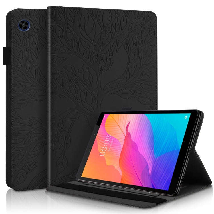 For Huawei MatePad T8 8 inch Life Tree Series Horizontal Flip Leather Case with Holder & Card Slo...