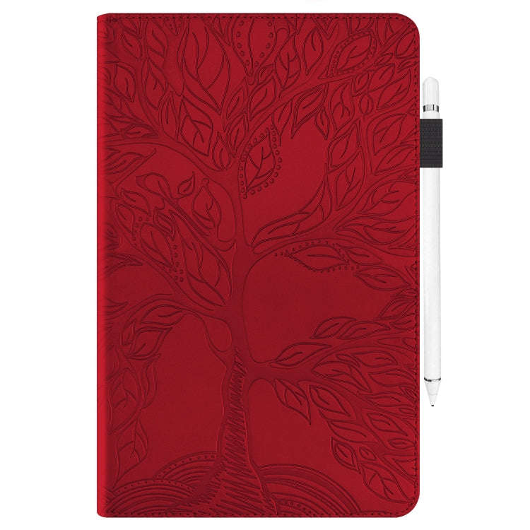 For Huawei MatePad T8 8 inch Life Tree Series Horizontal Flip Leather Case with Holder & Card Slo...