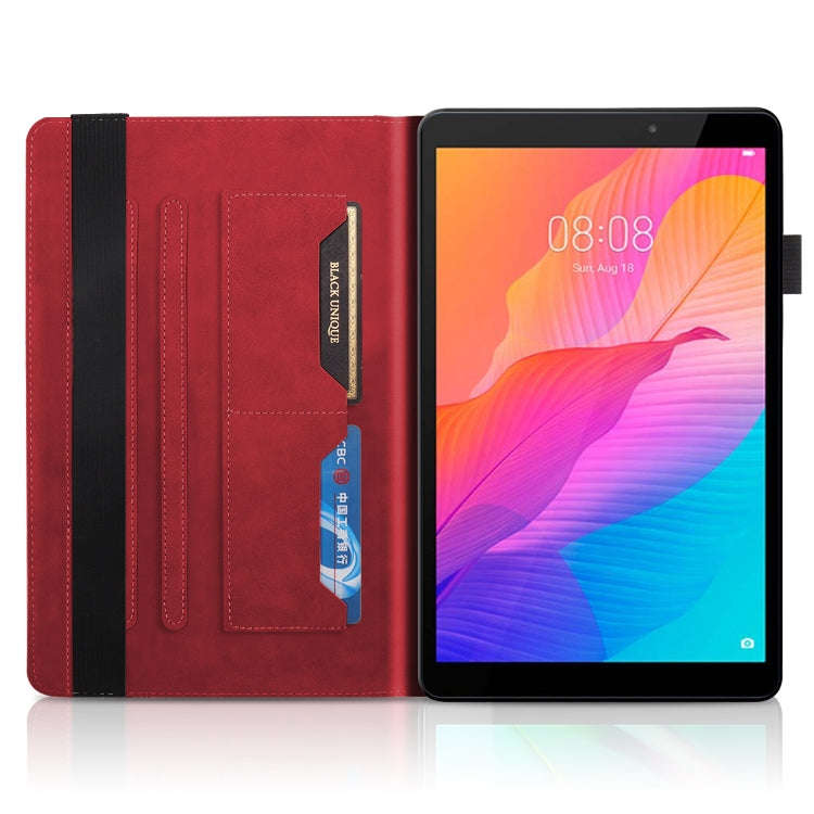 For Huawei MatePad T8 8 inch Life Tree Series Horizontal Flip Leather Case with Holder & Card Slo...