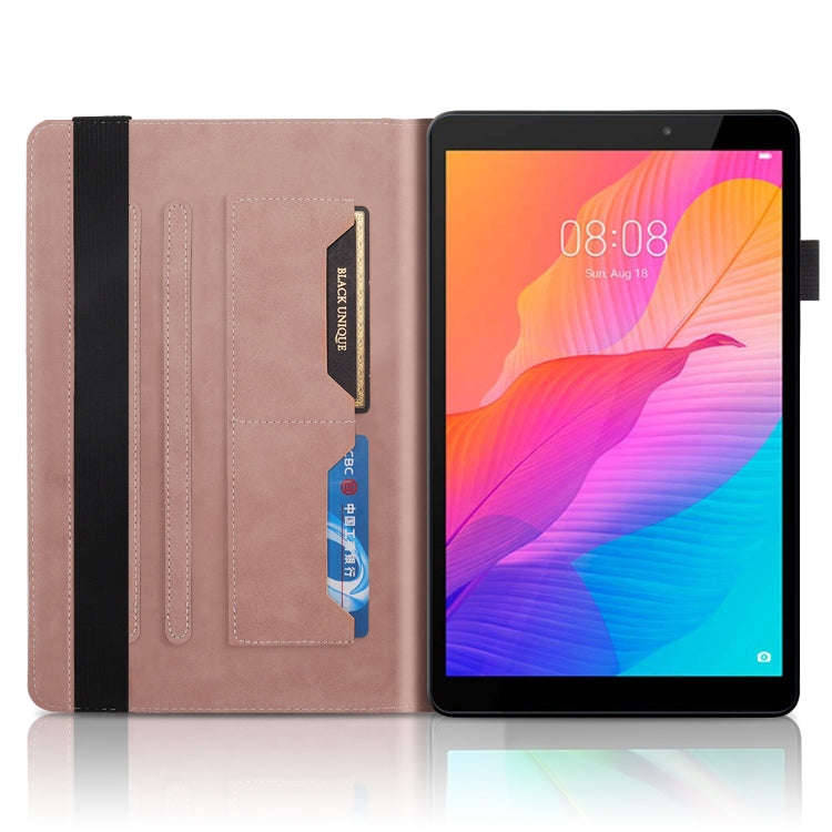 For Huawei MatePad T8 8 inch Life Tree Series Horizontal Flip Leather Case with Holder & Card Slo...