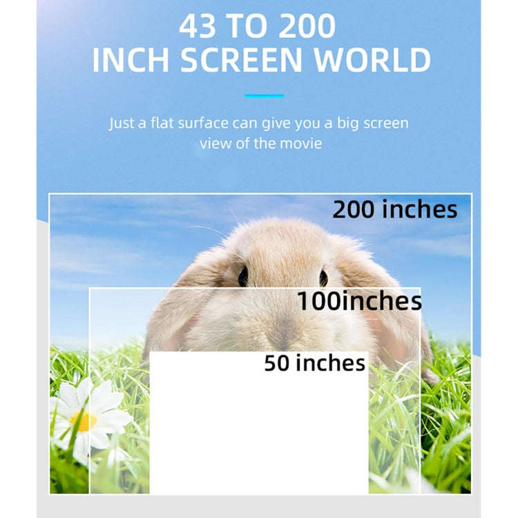 YG620 1920x1080P 2800 Lumens Portable Home Theater LED HD Digital Projector