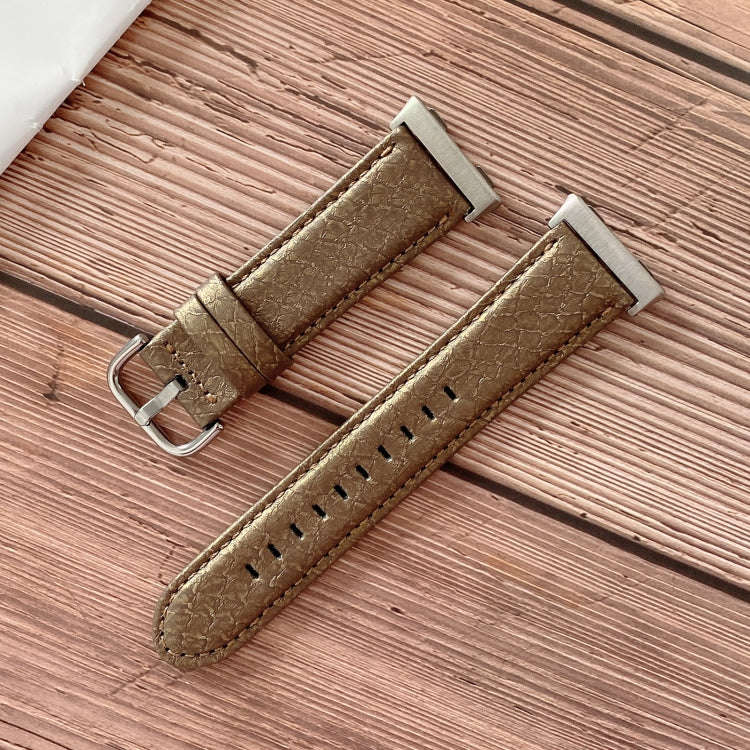 For OPPO Watch 41mm Shell Texture Watch Band(Brown)