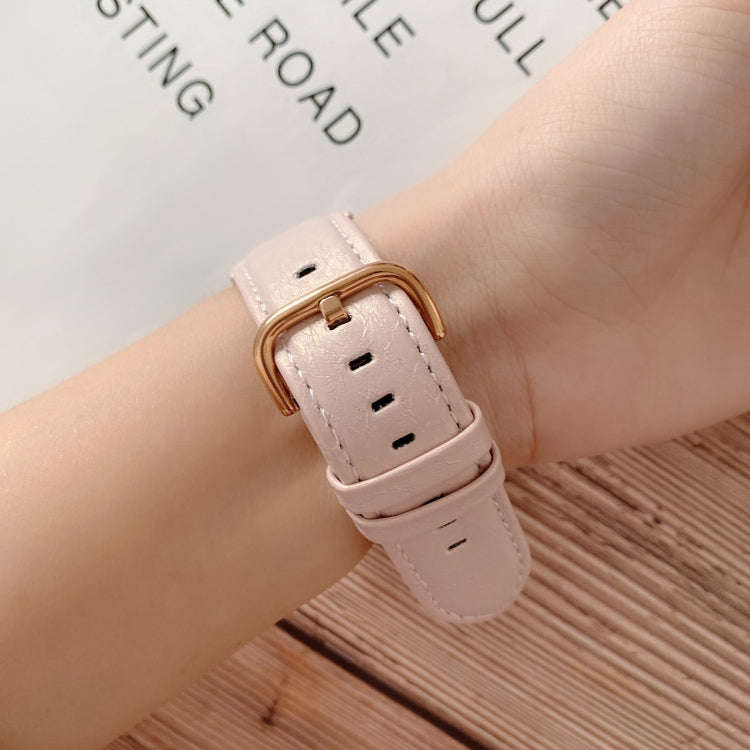 For OPPO Watch 41mm Shell Texture Watch Band(Brown)