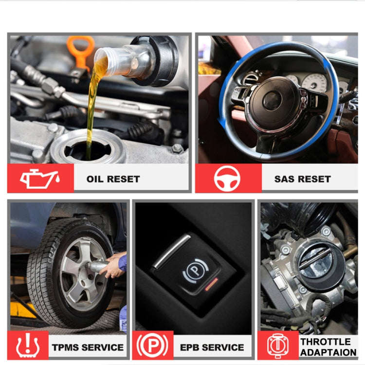 KONNWEI KW350 OBDII 12V Car Diagnostics Detector Scanner with 2 inch Black And White Display Scre...