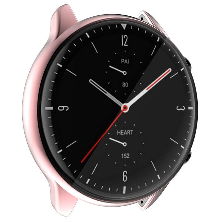 For Amazfit GTR 2 TPU Electroplating Protective Case Cover(Pink)