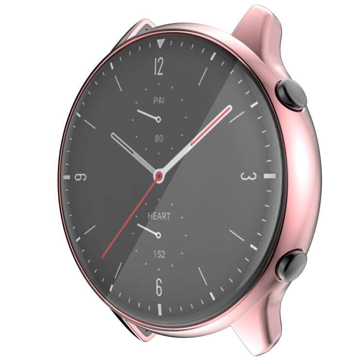 For Amazfit GTR 2 TPU Electroplating Protective Case Cover(Pink)
