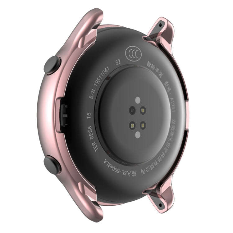 For Amazfit GTR 2 TPU Electroplating Protective Case Cover(Pink)
