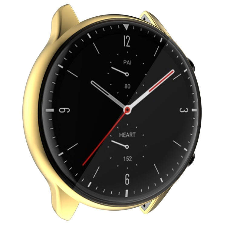 For Amazfit GTR 2 TPU Electroplating Protective Case Cover(Gold)