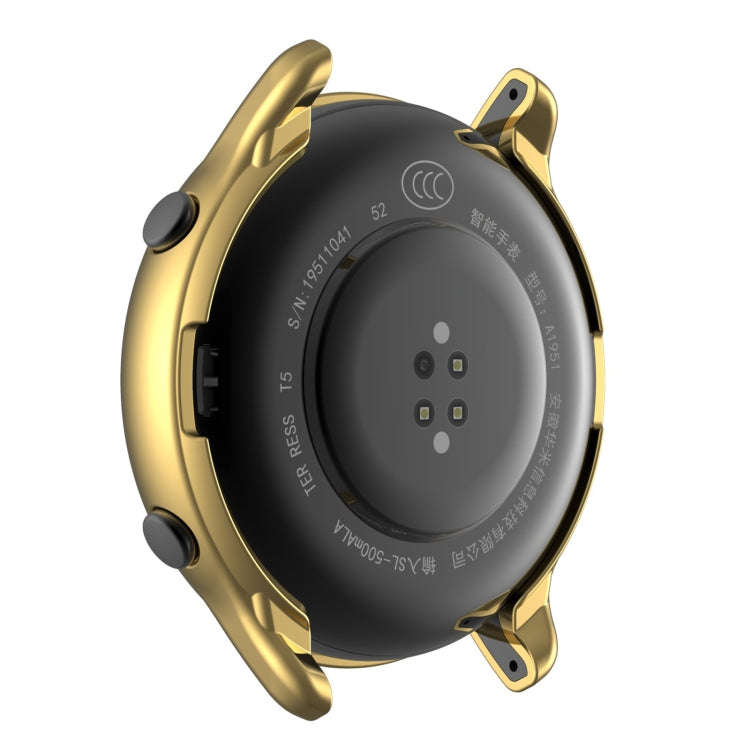 For Amazfit GTR 2 TPU Electroplating Protective Case Cover(Gold)