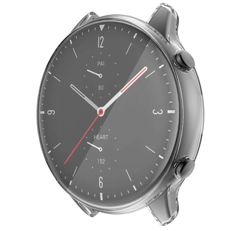 For Amazfit GTR 2 TPU Electroplating Protective Case Cover(Transparent)