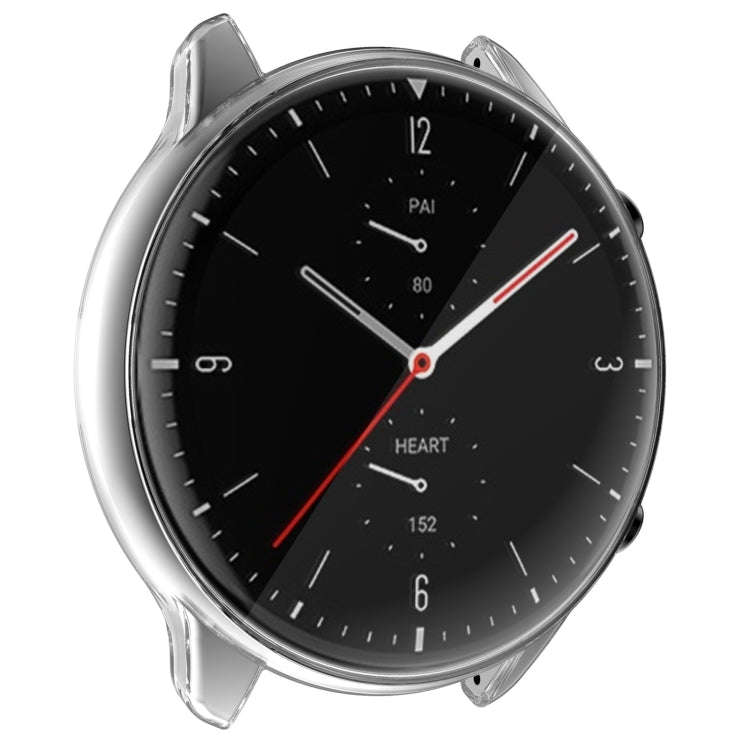 For Amazfit GTR 2 TPU Electroplating Protective Case Cover(Transparent)