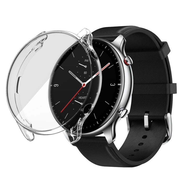 For Amazfit GTR 2 TPU Electroplating Protective Case Cover(Transparent)