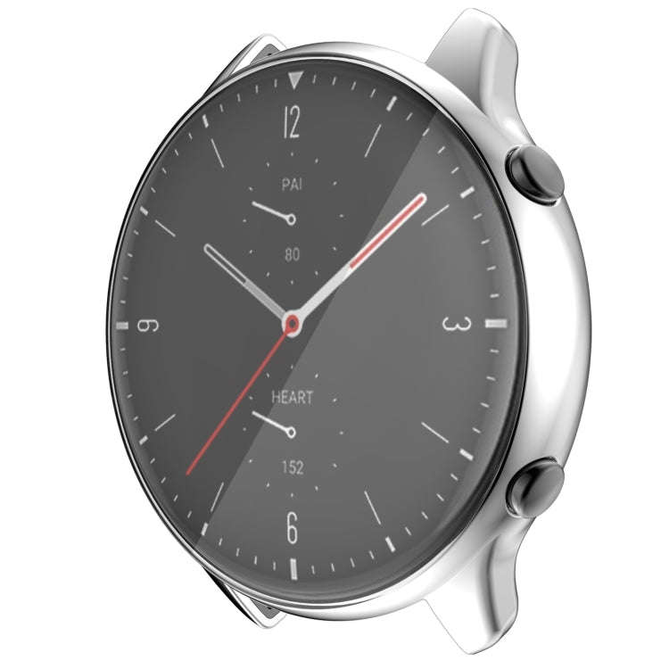 For Amazfit GTR 2 TPU Electroplating Protective Case Cover(Silver)