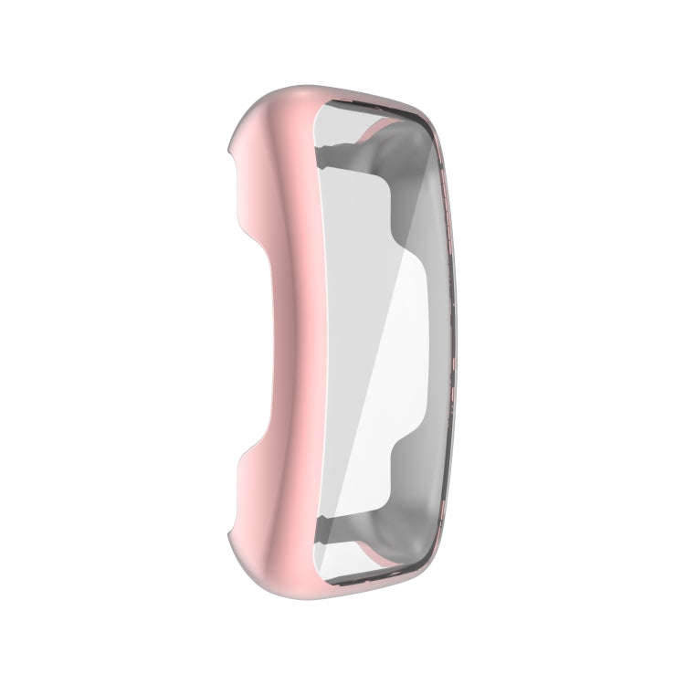 For Fitbit Inspire 2 TPU Electroplating Protective Case Cover(Pink)